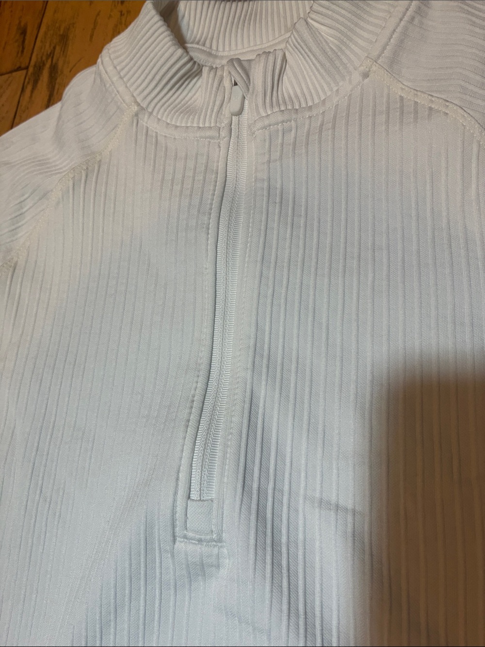 lululemon athletica Ribbed Half-Zip Sweater - White - Picture 2 of 10